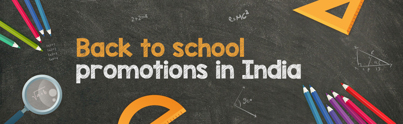 Banner for Back to School Promotions in India